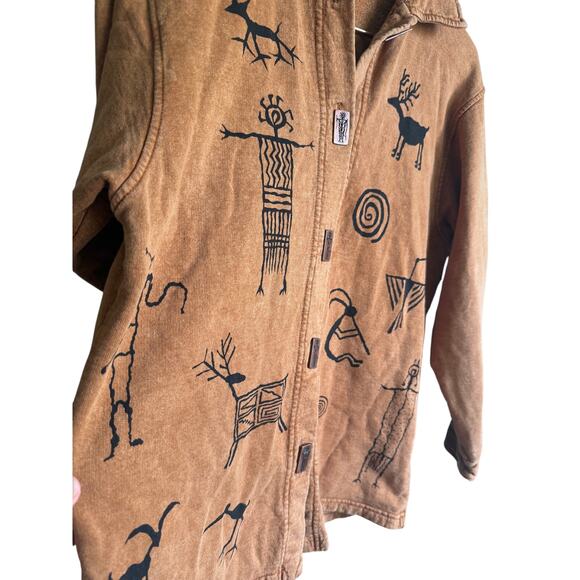 Vintage 1990s Bfofo Button Up Shirt Made in Canada Small - Picture 2 of 8